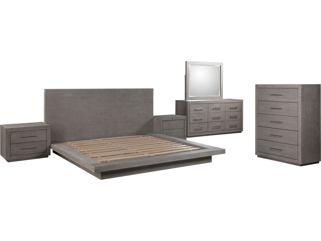 Melbourne Wood Platform Bed in Mineral - image 8