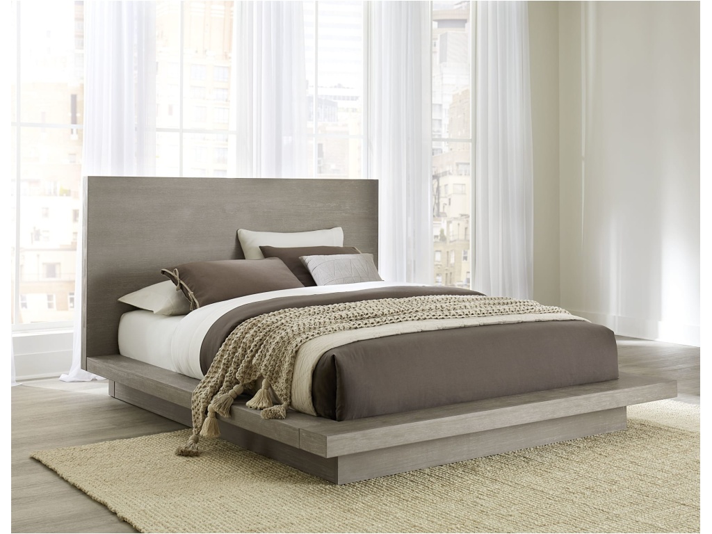 Melbourne Wood Platform Bed in Mineral - main image