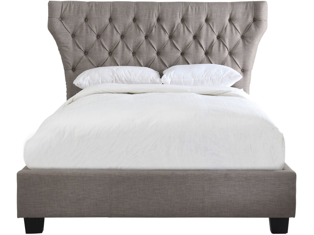 Melina Upholstered Footboard Storage Bed in Dolphin Linen - image 4