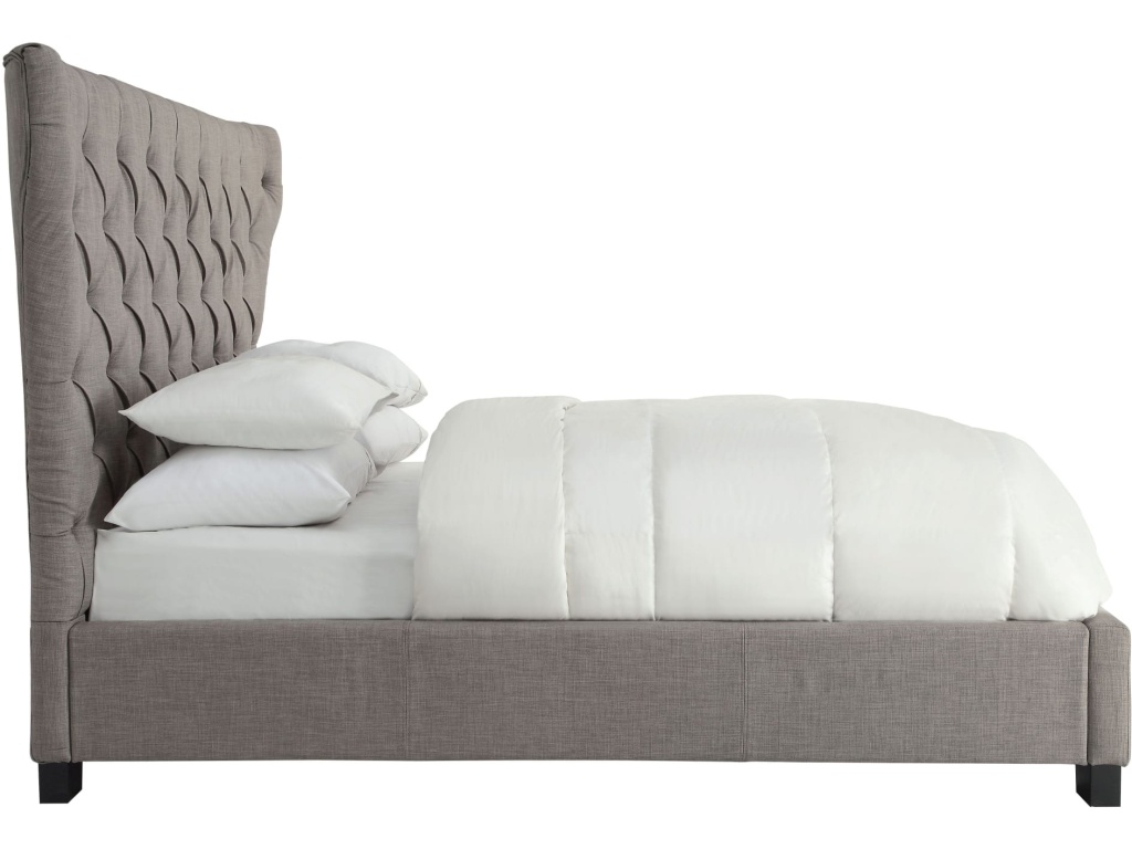 Melina Upholstered Footboard Storage Bed in Dolphin Linen - image 8
