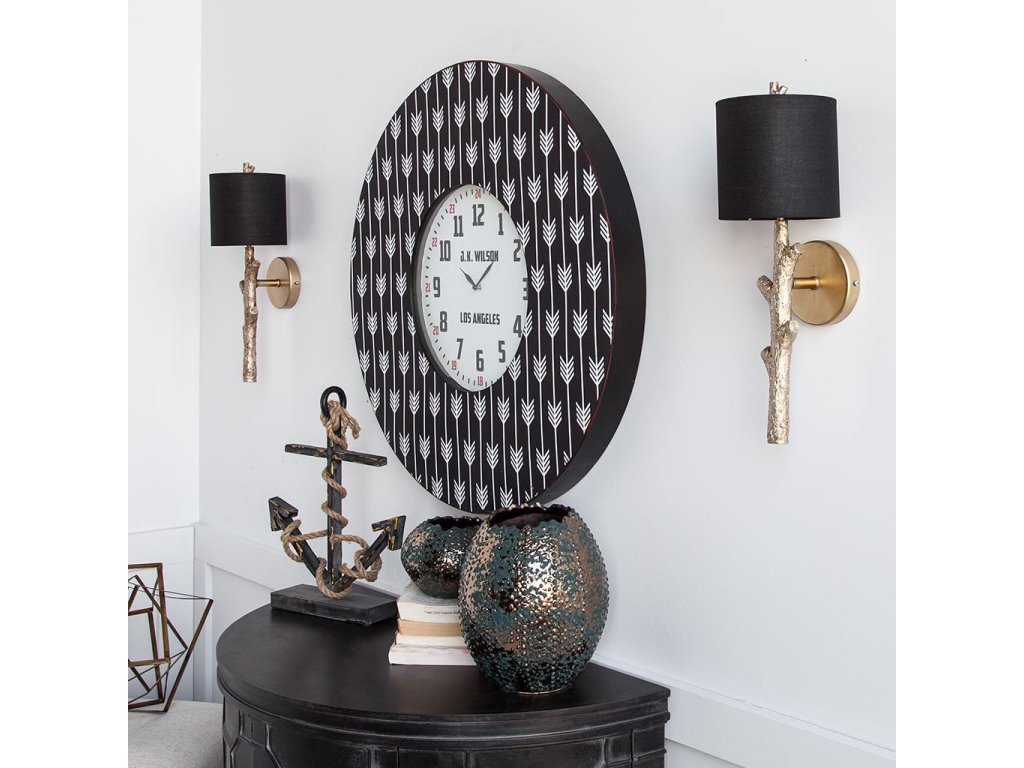 II 33" Oversize Contemporary Wall Clock - image 3