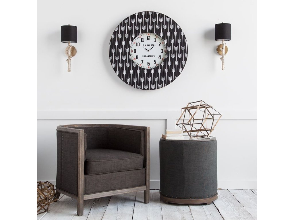 II 33" Oversize Contemporary Wall Clock - image 5