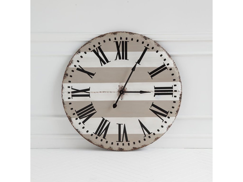 41.5" Round Oversize Farmhouse Wall Clock - image 1
