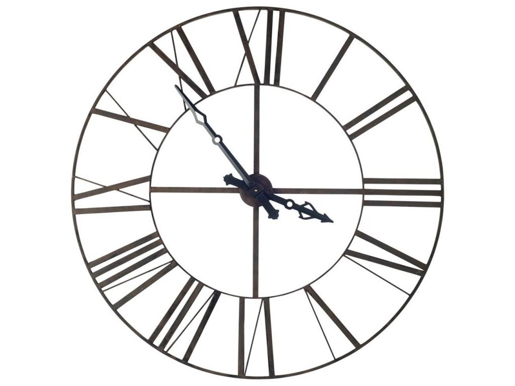 50" Round Giant Oversized Industrial Wall Clock - main image