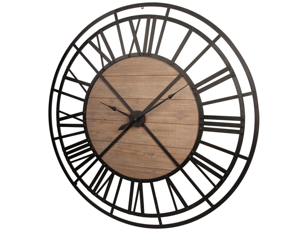 59" Round Oversized+ Industrial Wall Clock - main image