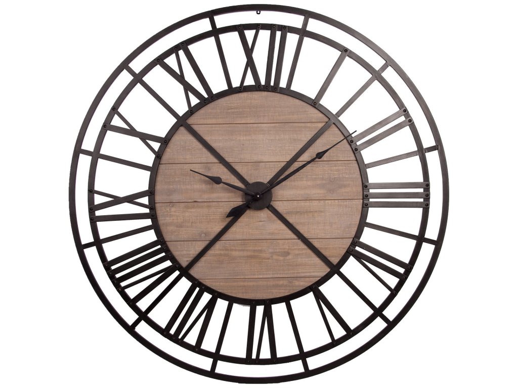 59" Round Oversized+ Industrial Wall Clock - image 2