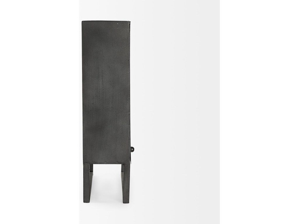 Gray Metal Square Table Clock - image 2