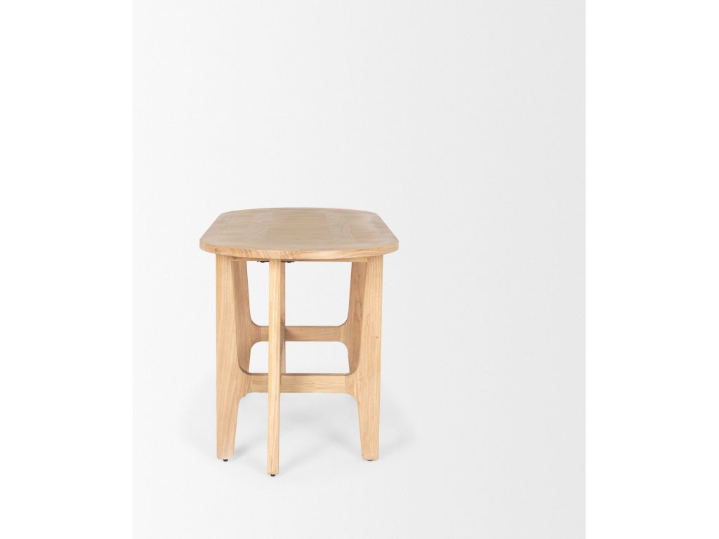 Light Brown Solid Wood Desk - image 4