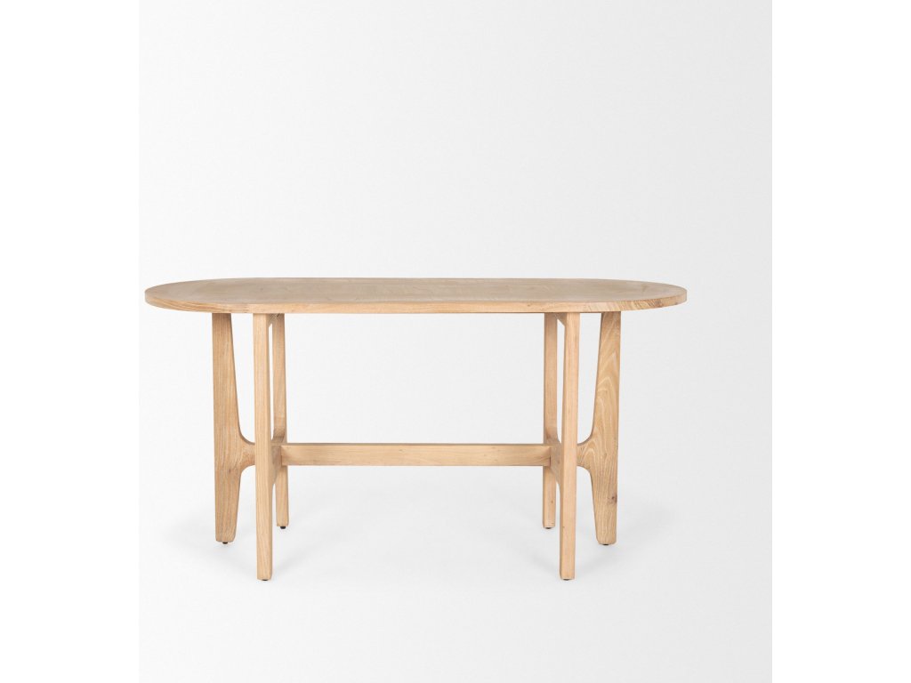 Light Brown Solid Wood Desk - image 5