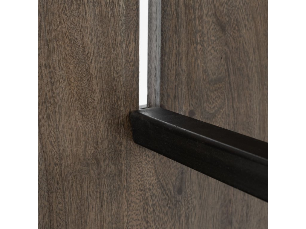 II 70L x 17W x 30H Live-Edge Wooden Brown Console Table - image 7