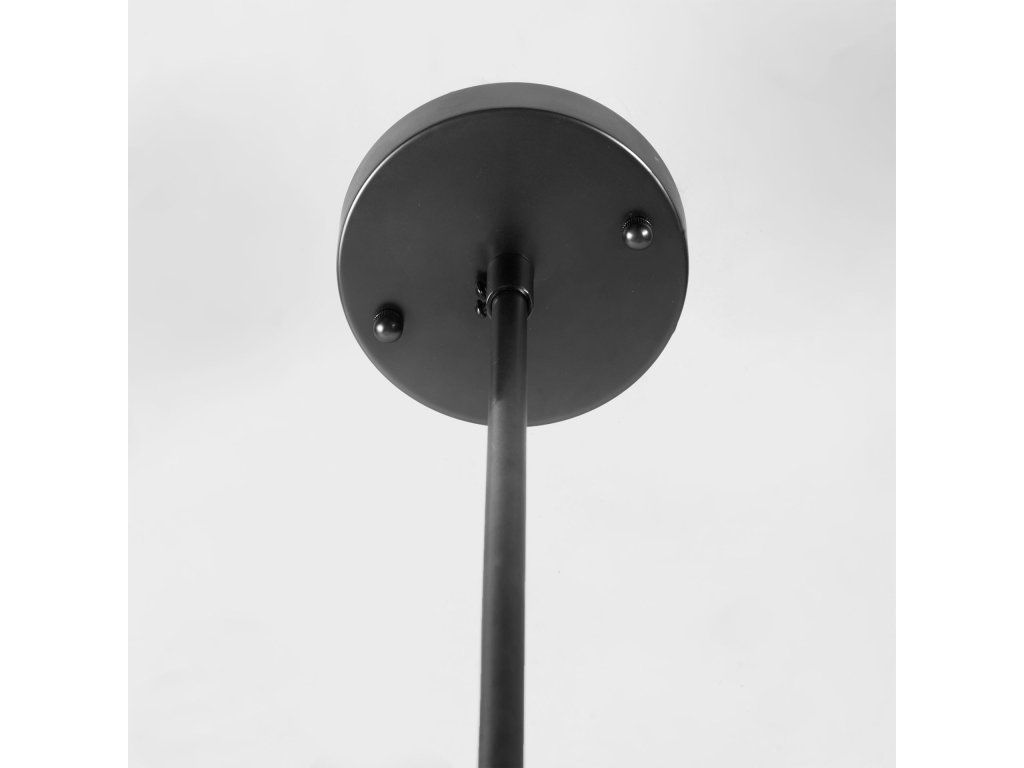 (26"X14") Hanging Gun-Metal w/ Clear Glass Rods Six Bulb Chandelier - image 3