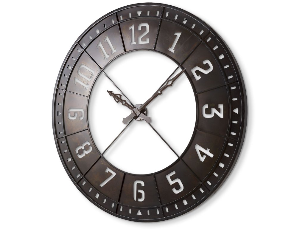 56.5" Giant Oversize Industrial Wall Clock - main image