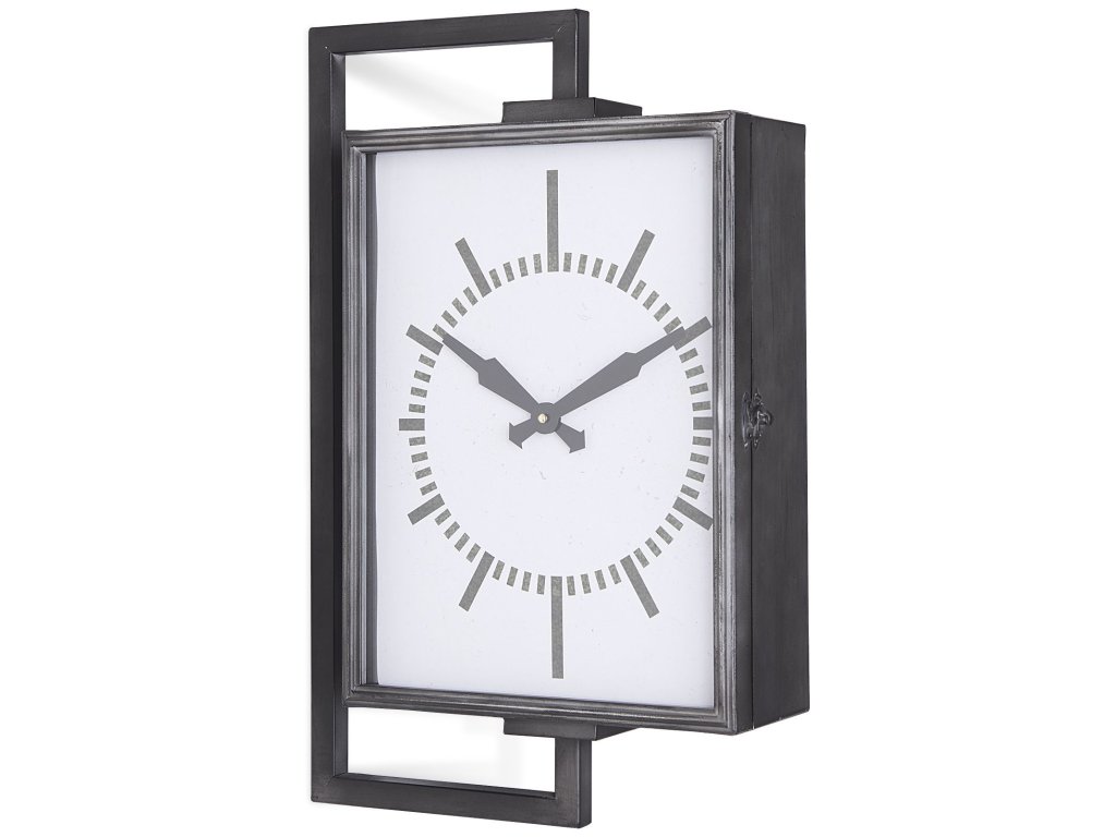 Rectangular Large Industrial Wall Clock - main image