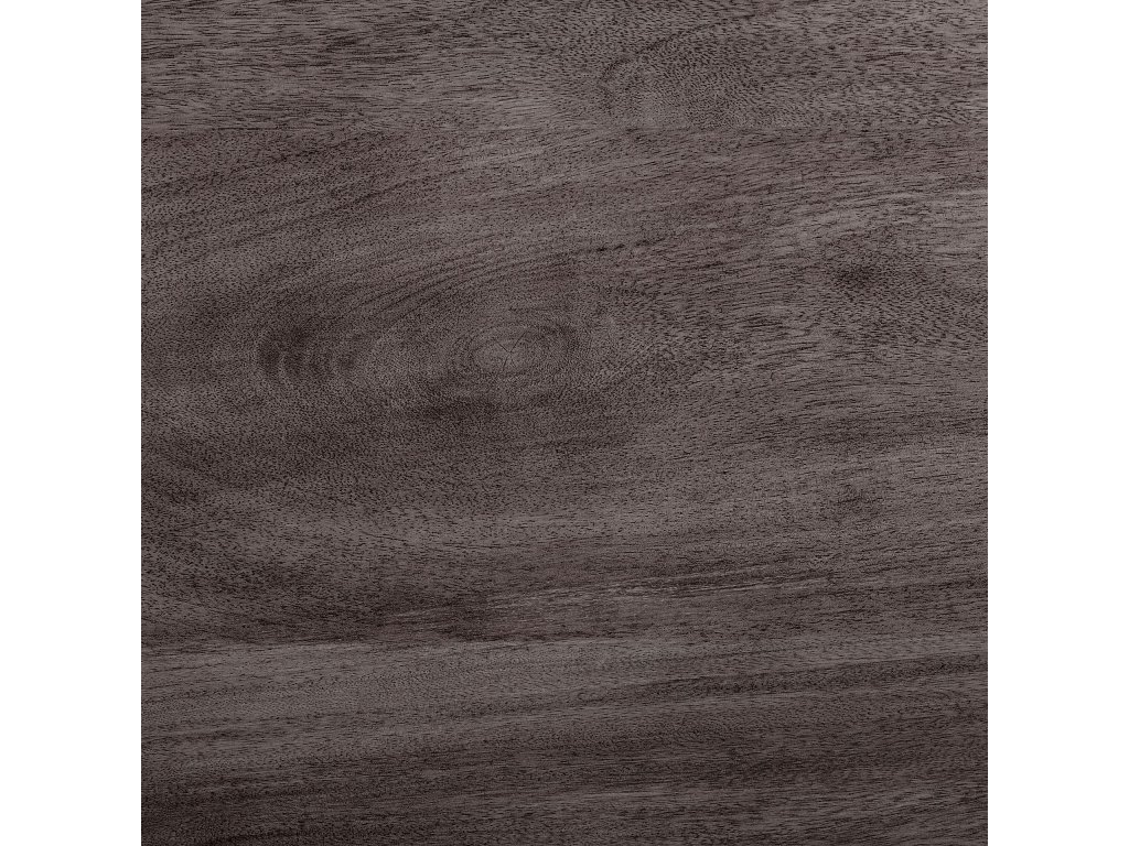 60" Round Dark Brown/Gray Solid Wood Table Top & Base Dining Table - image 2