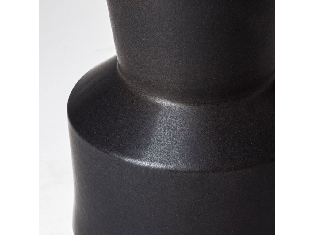 Black Ceramic Vase - image 6