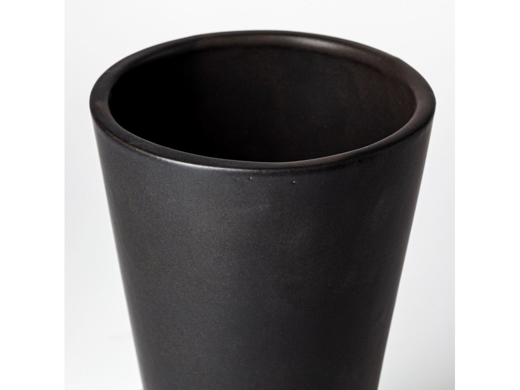 Black Ceramic Vase - image 7