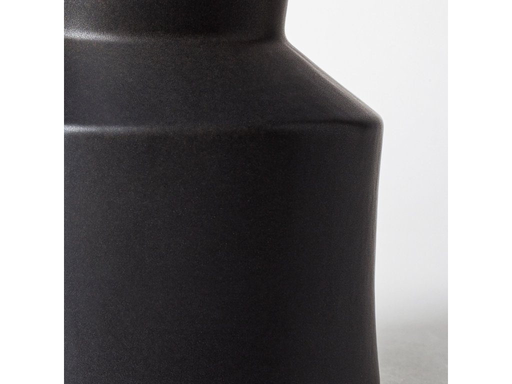 Black Ceramic Vase - image 8