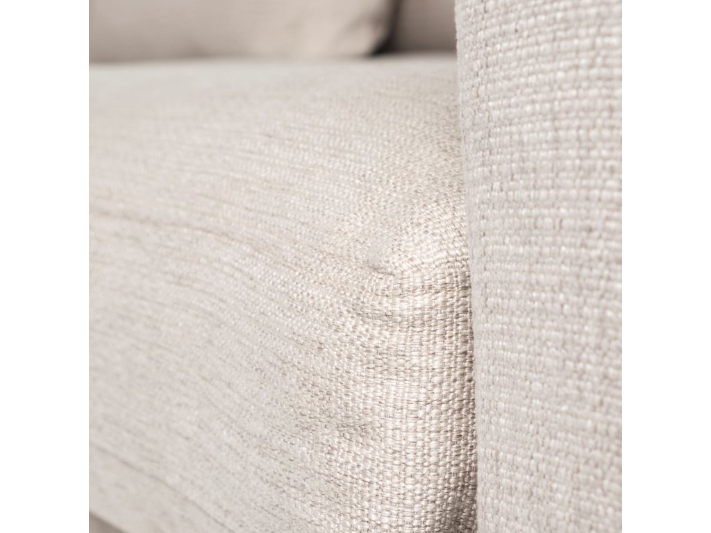 II 92.5 x 38.25 x 34.5 Beige Slipcover Three Seater Sofa - image 10