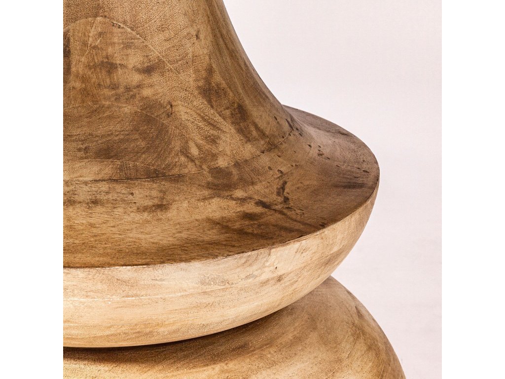 60" Round Blonde Solid Wood & Base Dining Table - image 5