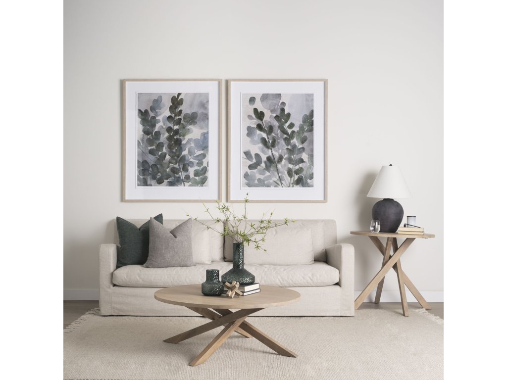 II 92.5 x 38.25 x 34.5 Beige Slipcover Three Seater Sofa - image 1