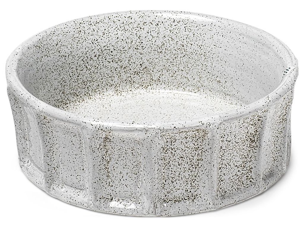 (Small) 9L x 9W White Ceramic Bowl - main image