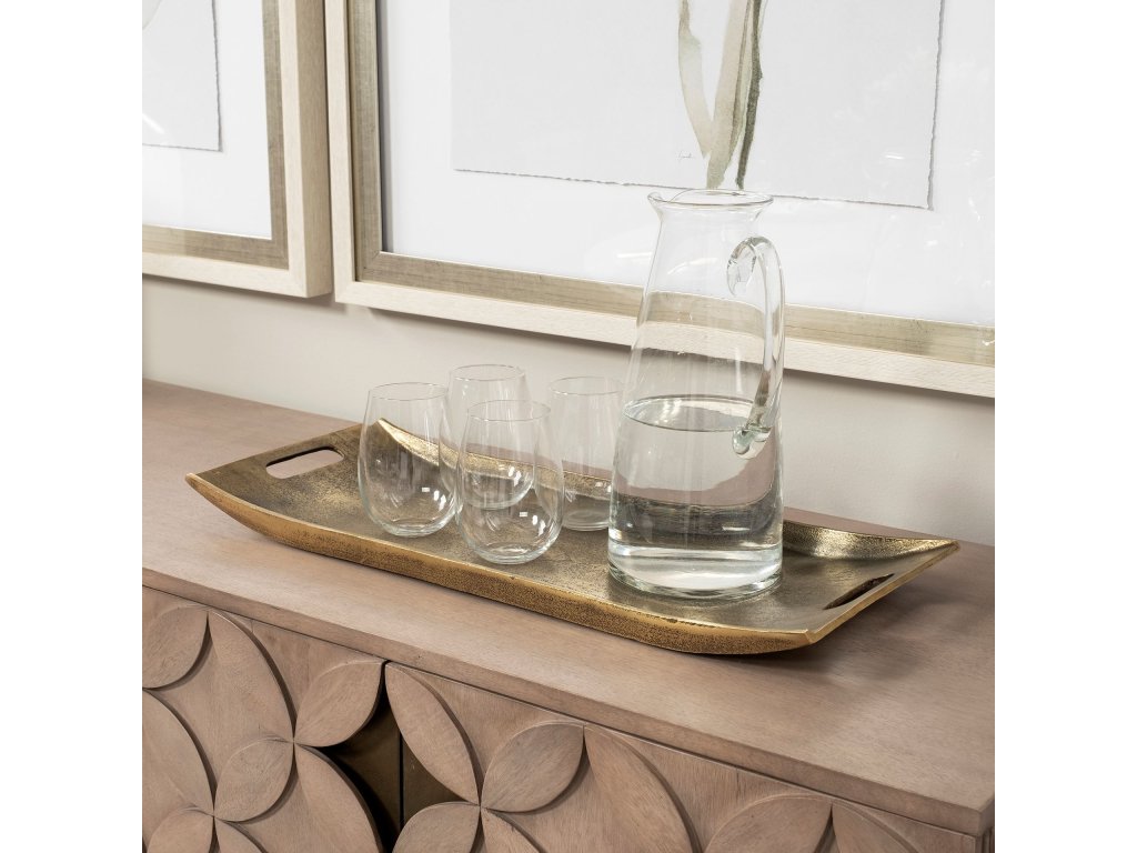 24L x 10W Gold Rectangular Tray - image 3