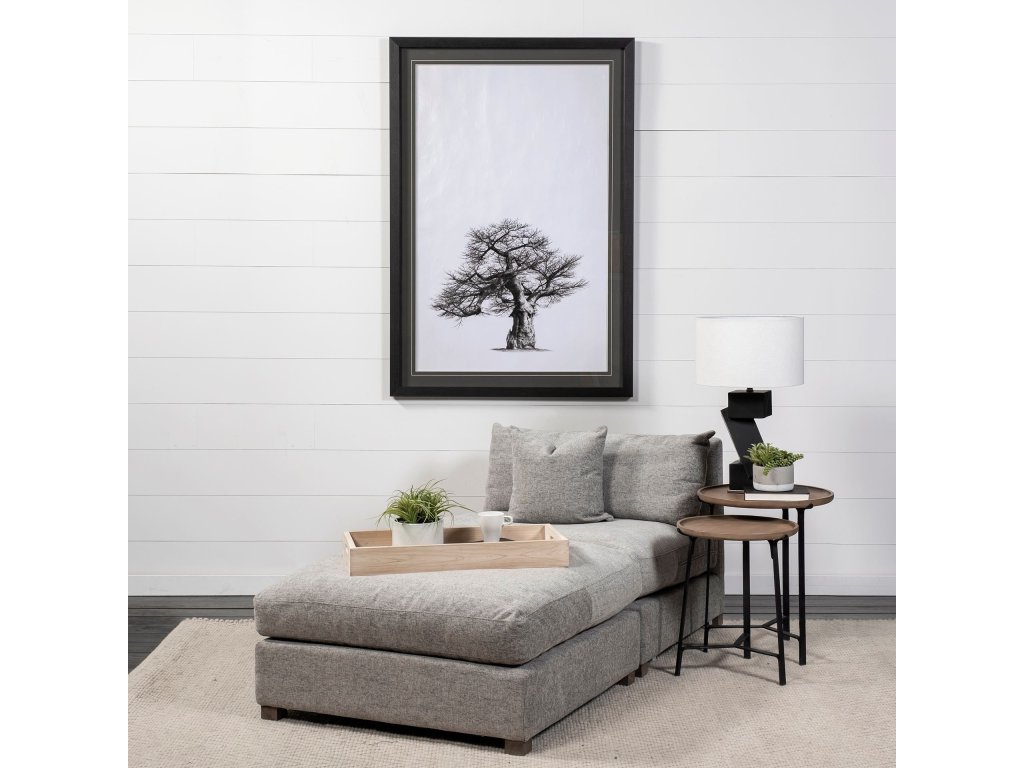 38.2L x 38.6W x 28.3H Medium Gray Armless Sectional Piece - image 3