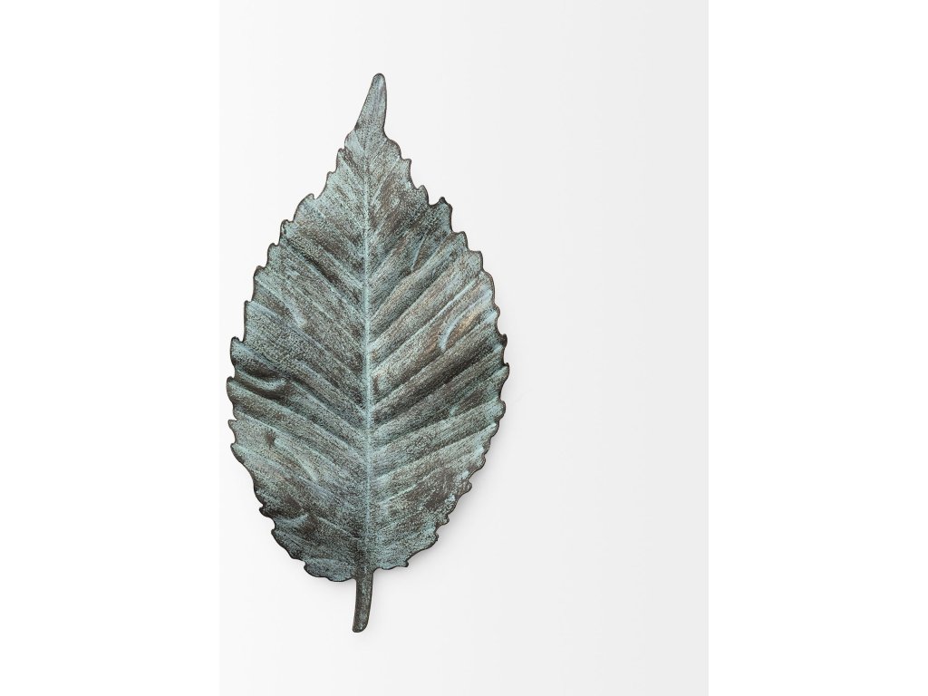 12H Small Metal Leaf Wall Art - image 3