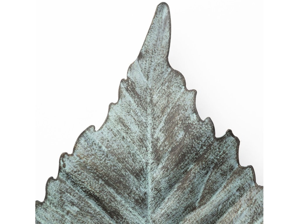 12H Small Metal Leaf Wall Art - image 4
