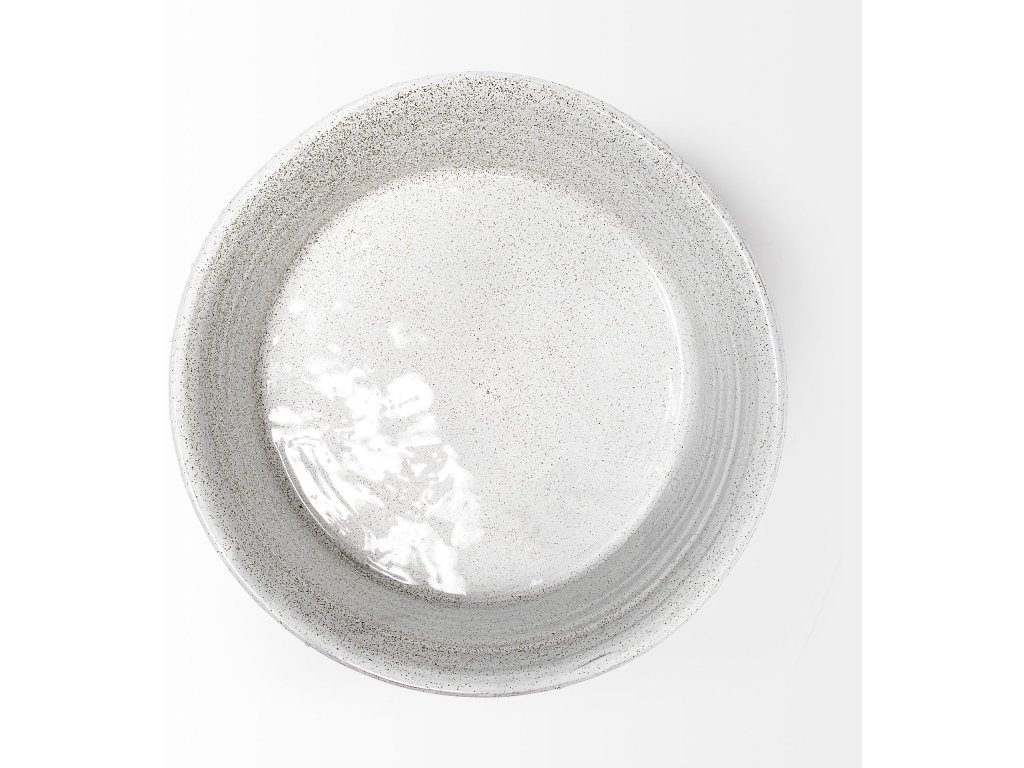 (Large) 16L x 16W White Ceramic Bowl - image 4