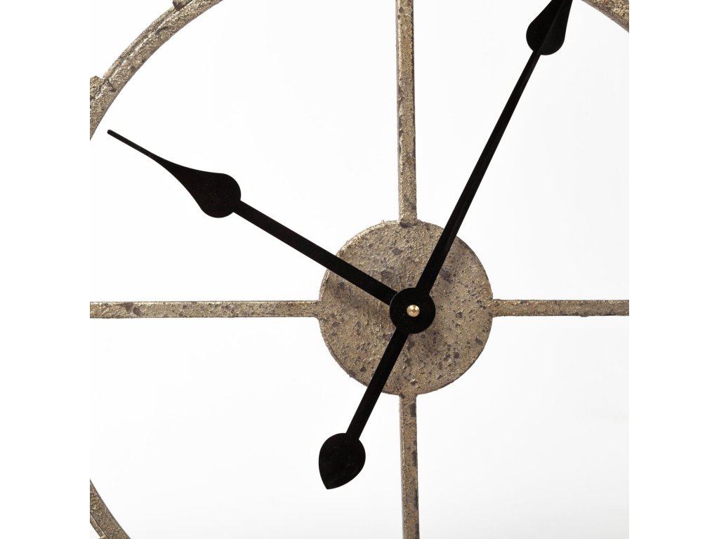 Light Brown 25" Medium Farmhouse Wall Clock - image 3