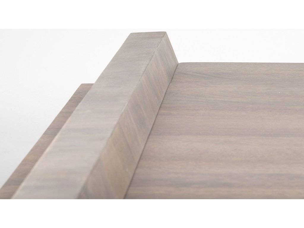 59X36 Brown Solid Wood Top & Base Coffee Table - image 8