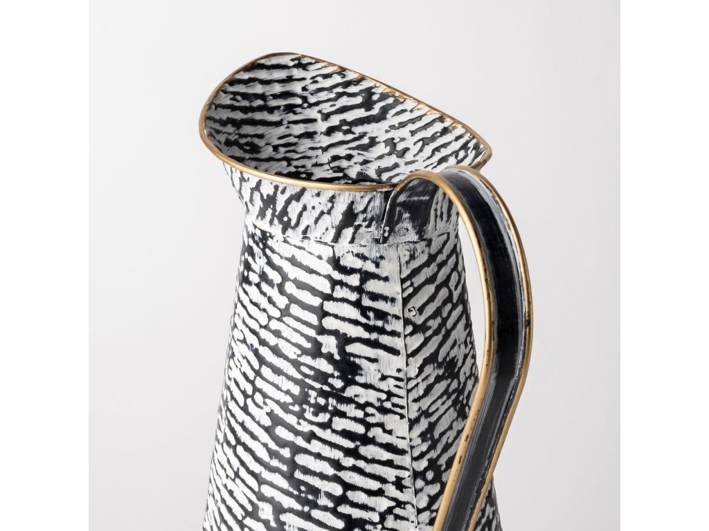 Small Black/White Patterned Vase - image 5