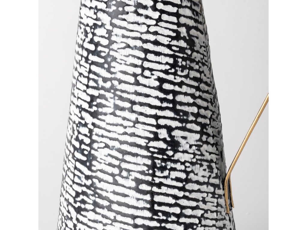 Small Black/White Patterned Vase - image 6