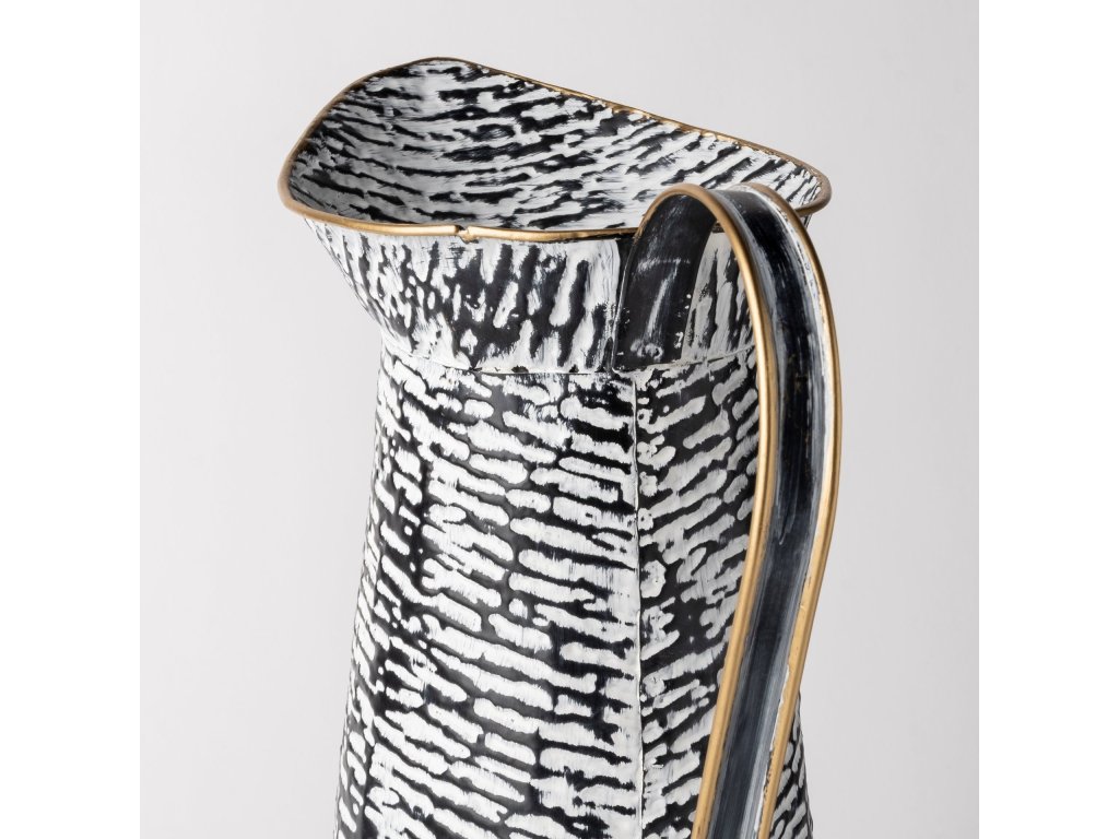 Large Black/White Patterned Vase - image 5