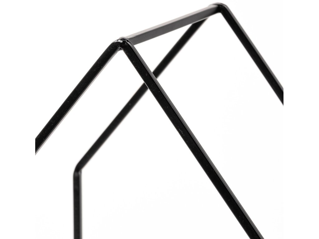Set of 2 Black Metal Wooden Base Table Candle Holders - image 4