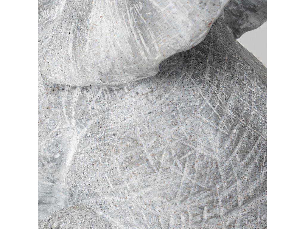 (15.9"H) Gray Resin Elephant Calf Table Lamp - image 7