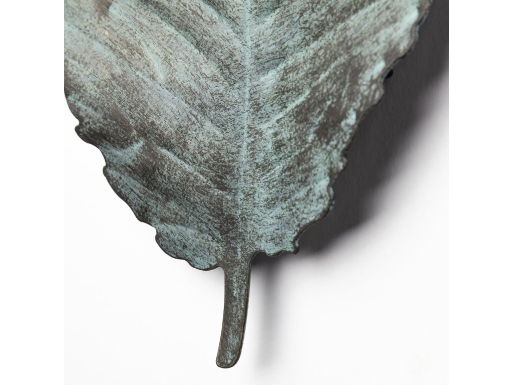 12H Small Metal Leaf Wall Art - image 6