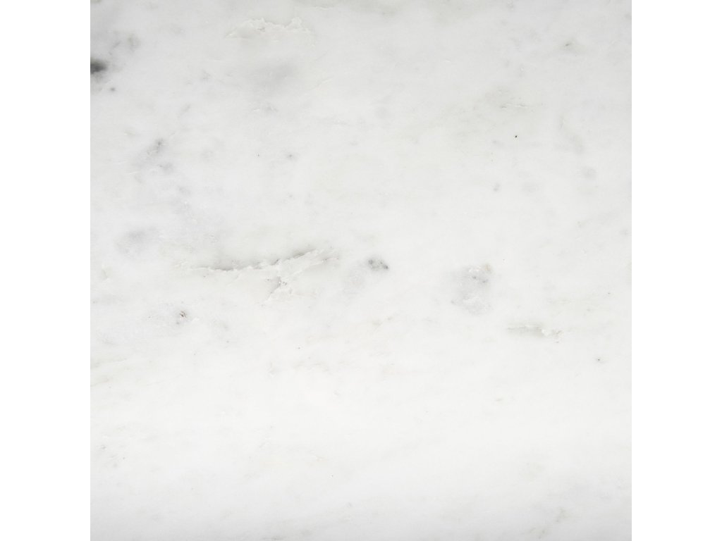 I 71L x 35W Rectangular White Marble w/ Metal Base Dining Table - image 1