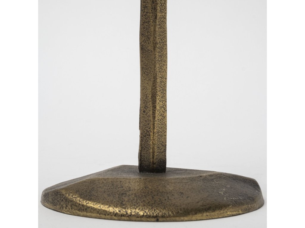 (Large) Gold Table Candle Holder - image 10