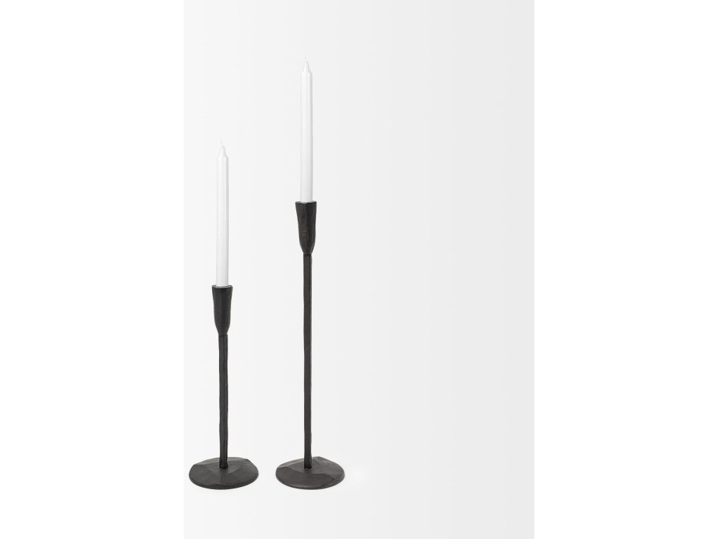 (Large) Black Table Candle Holder - image 4