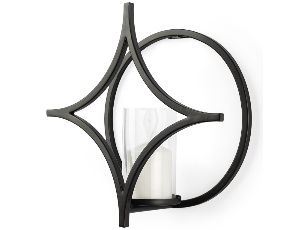 I Black Wall Candle Holder - main image