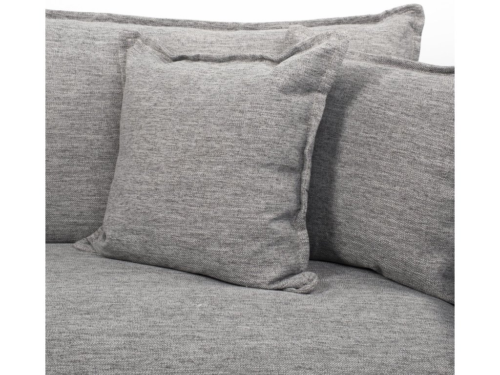 II Castlerock Gray Upholstered and Brown Wood Frame Arm Chair - image 7