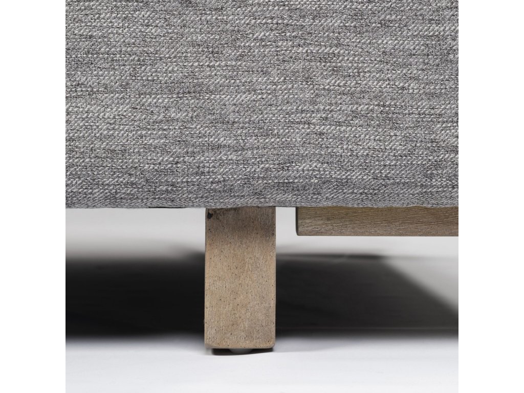 II Castlerock Gray Upholstered and Brown Wood Frame Arm Chair - image 11
