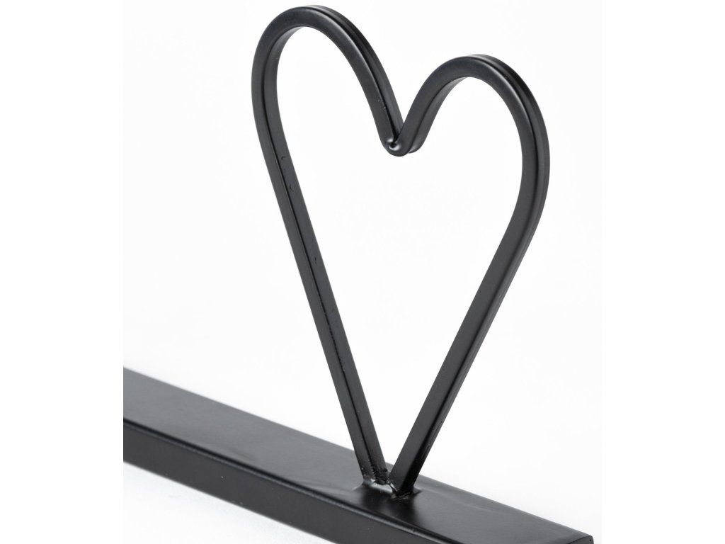 At Heart 24L x 1W Black Metal Sign - image 4