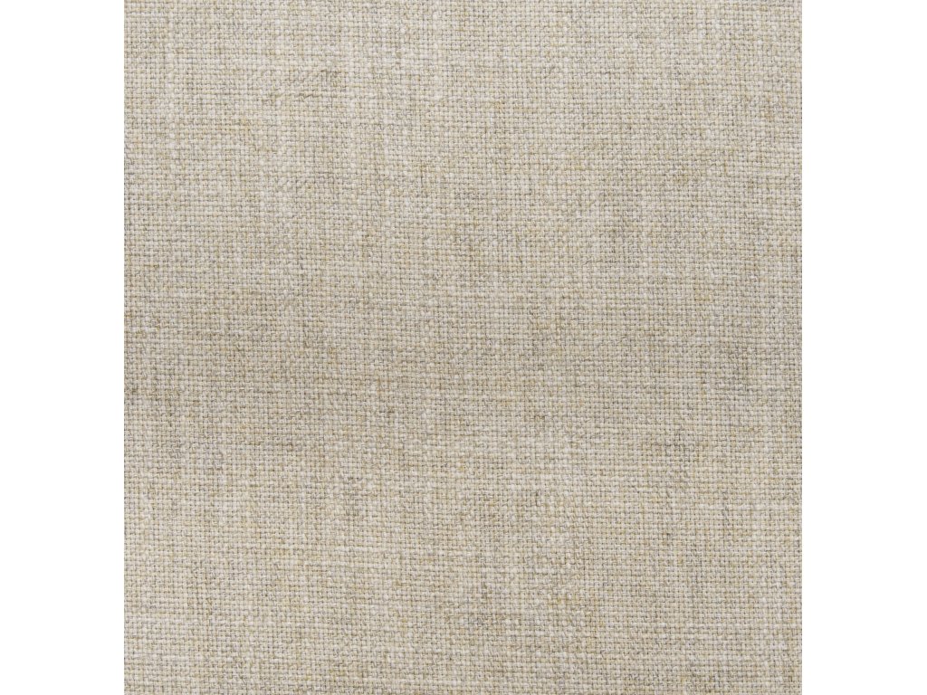 I Cream Fabric Wrap Medium Brown Wooden Frame Dining Chair - image 2
