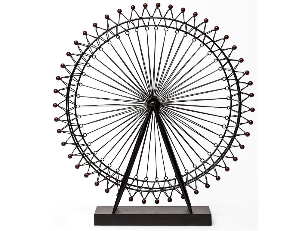 Eye 3L x 25W Black Metal London Eye Replica - image 3