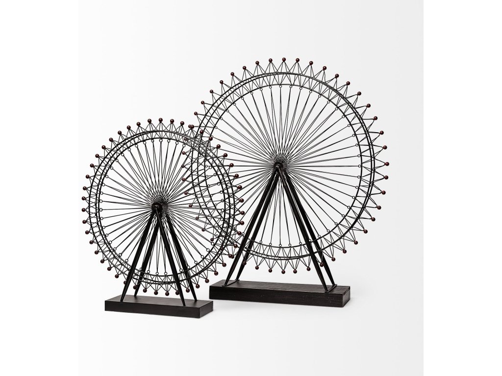 Eye 3L x 25W Black Metal London Eye Replica - image 5