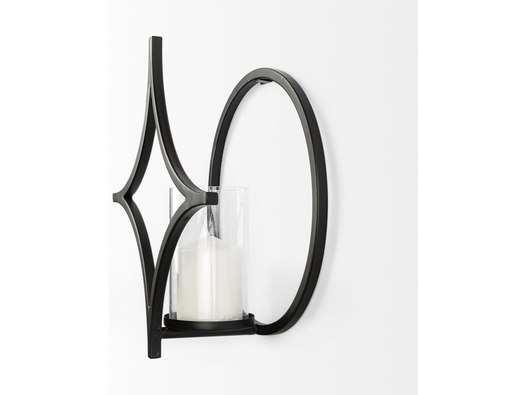 I Black Wall Candle Holder - image 2