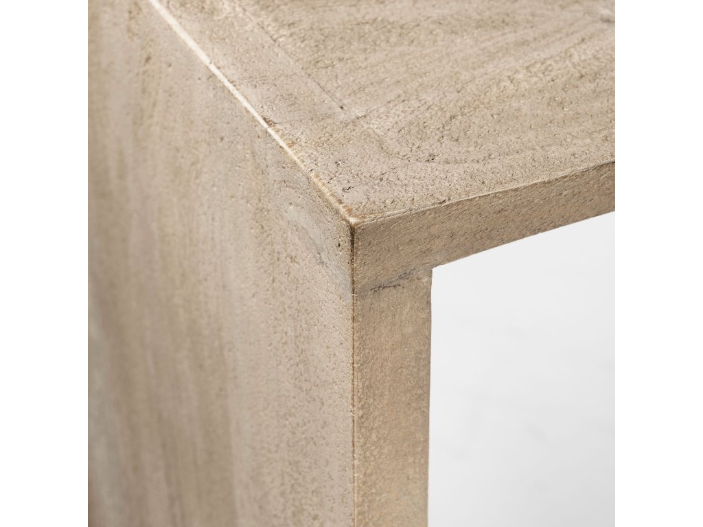 26" Seat Height Light Gray Wood Counter Stool - image 7